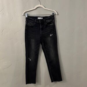Flying Monkey Black Distressed Jeans Size 27